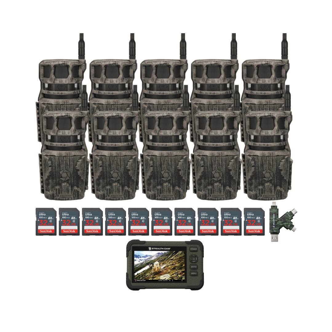 Stealth Cam - Revolver 40MP Pro 360 Degree Cellular Trail Camera with Card Viewer