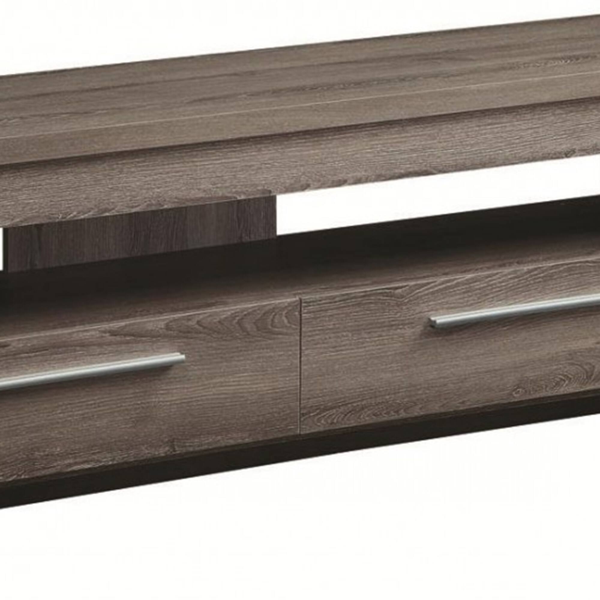 Alt View 3. Manhattan Lane - Fine Looking weathered Gray tv console - Gray.