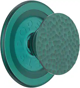 PopSockets - MagSafe PopGrip Universal Magnetic Grip & Stand with Adapter Ring for Cell Phones - Hammered Fresh Pine