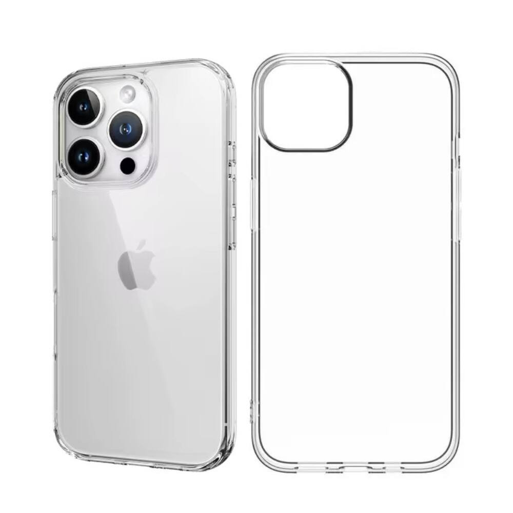 Alt View 3. Qixxronics - Phone Cover for iPhone 12 Pro Phone Case Clear Shockproof Cover Protective Cellphone Case - Clear.