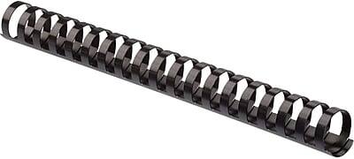 Alt View 2. Fellowes - 3/4" Plastic Binding Spine Comb, 150 Sheet Capacity, 25/Pack - Black.
