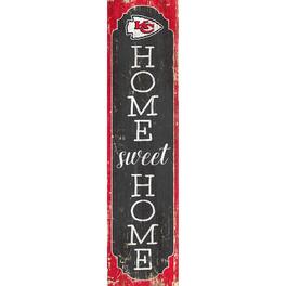 Fan Creations - Kansas City Chiefs 24" Home Sweet Home Leaner Sign - Multicolor