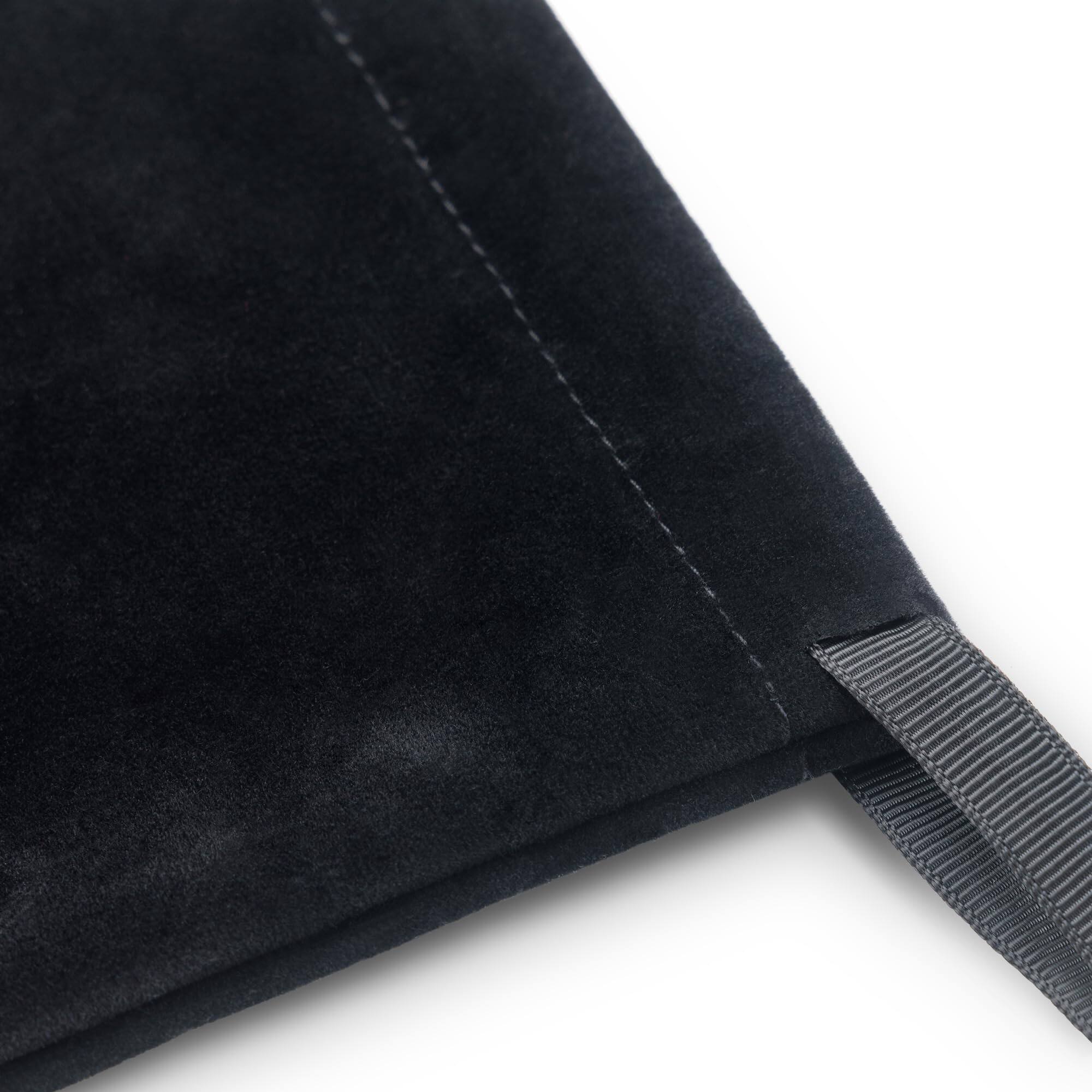 Alt View 5. On Stage Stands - On-Stage Violin/Viola Shoulder Rest Pouch (Lightweight and Portable, All-Black Polyester, Smooth to the Touch, - Black.