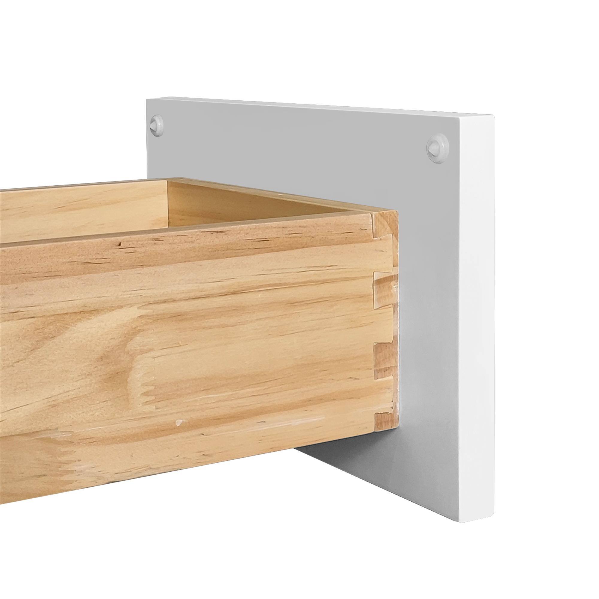 Alt View 2. Boyel Living - White Shaker Base Cabinet 15-in L x 24-in W x 34.5-in H with Soft Close, Adjustable Shelves for Kitchen Bathroom Laundry - White.