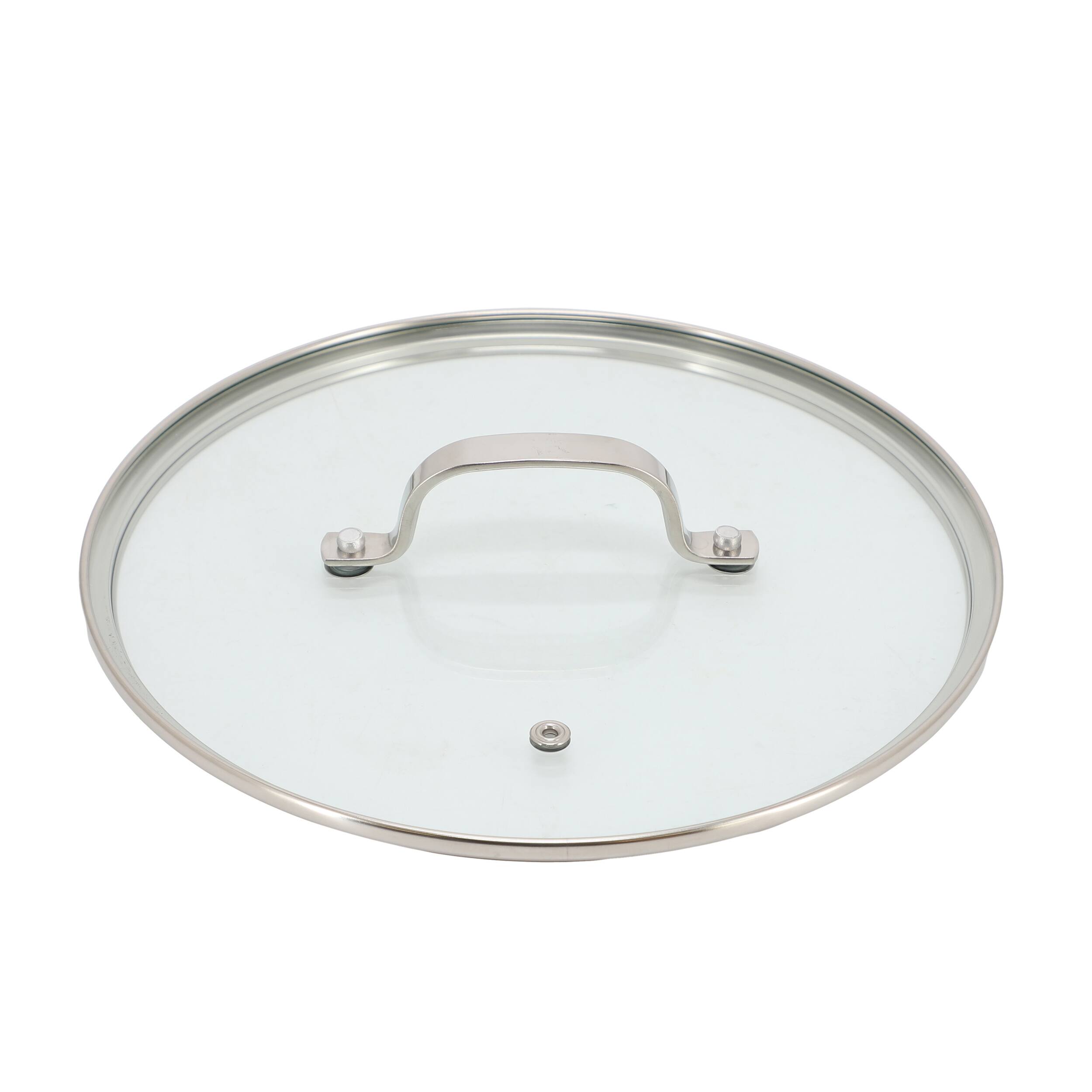 Alt View 4. Better Chef - Better Chef 9 Inch 3-Ply Stainless Steel Nonstick Deep Fry Pan with Lid in Silver - Silver.