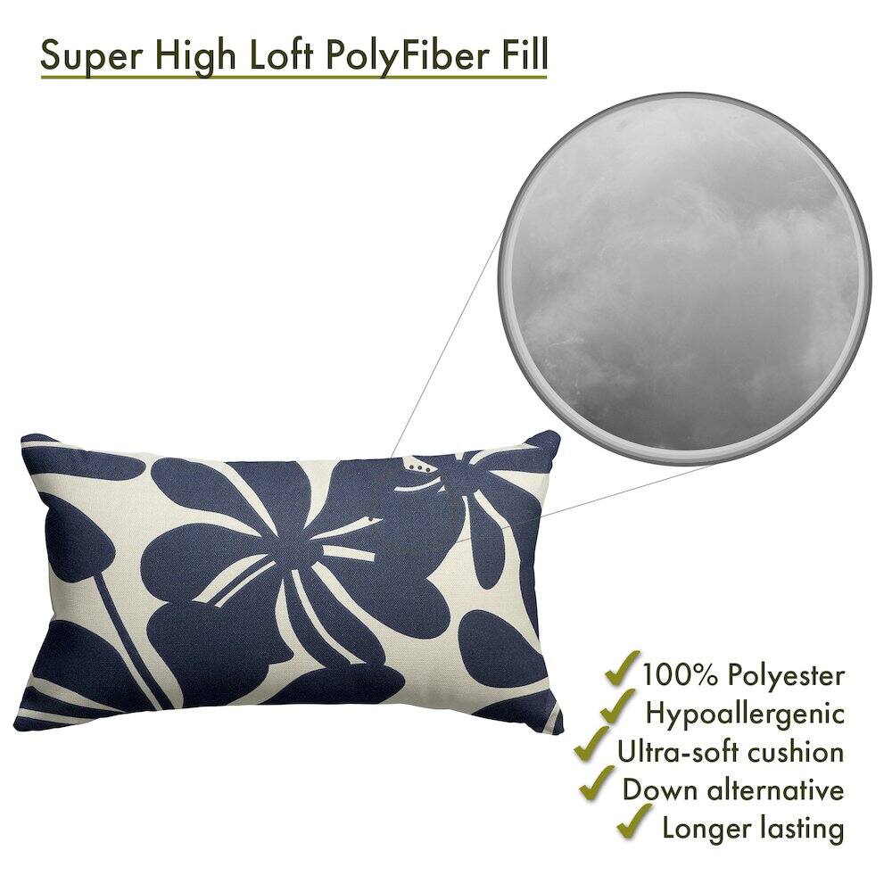 Super High Loft PolyFiber Fill

- 100% Polyester
- Hypoallergenic
- Ultra-soft cushion
- Down alternative
- Longer lasting