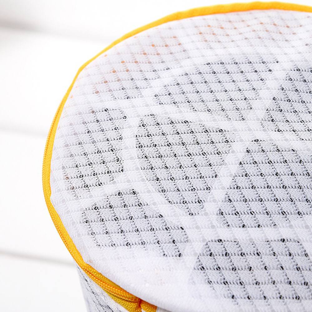 Alt View 2. Garnen - 2 Pack Shoe Washing Bag, Reusable Sneaker Shoe Laundry Bags for Washer Dryer Machine, Durable Mesh Washing Bag - White.