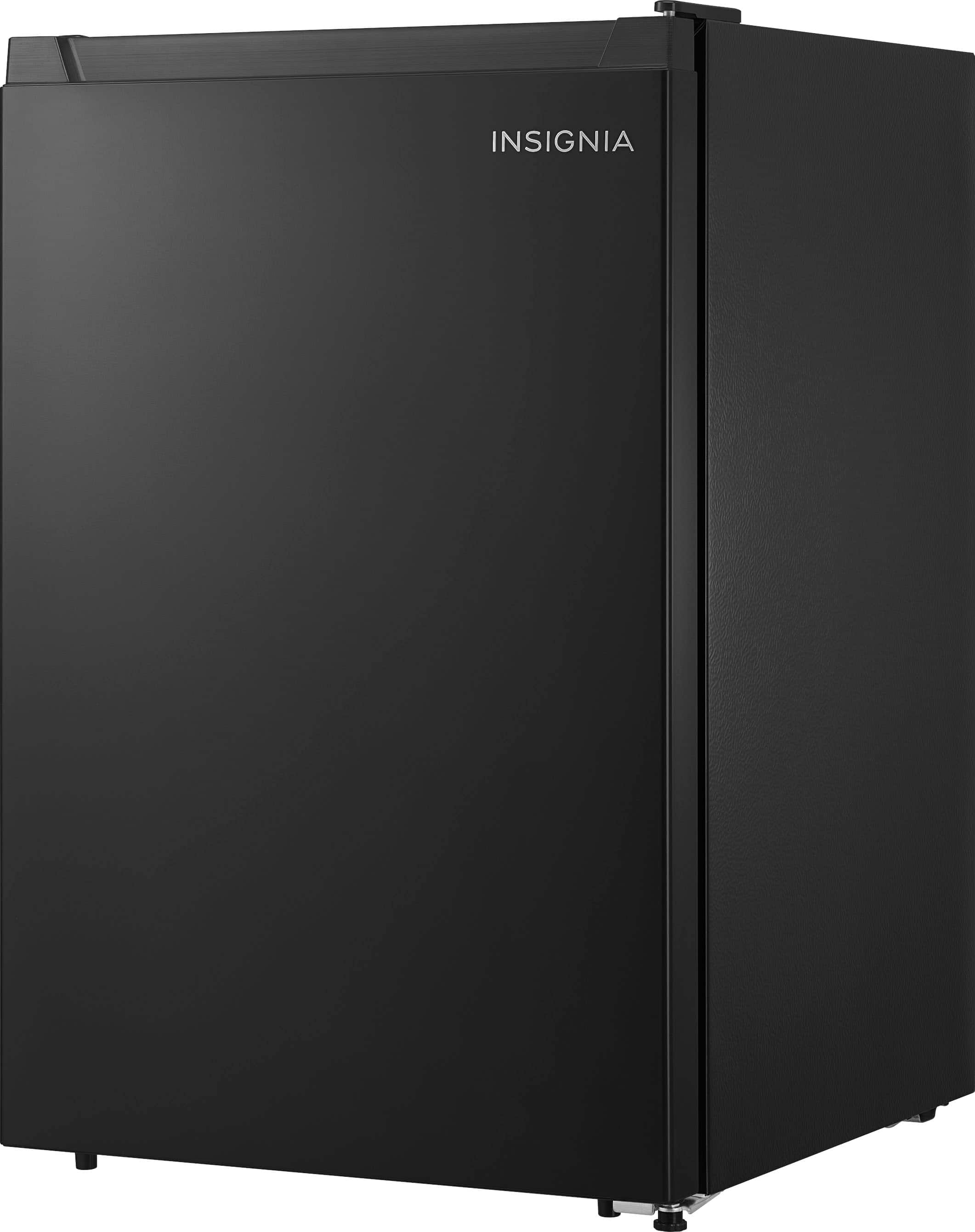 Alt View 14. Insignia™ - 2.5 Cu. Ft. Mini Fridge with Reversible Door and ENERGY STAR Certification - Black.