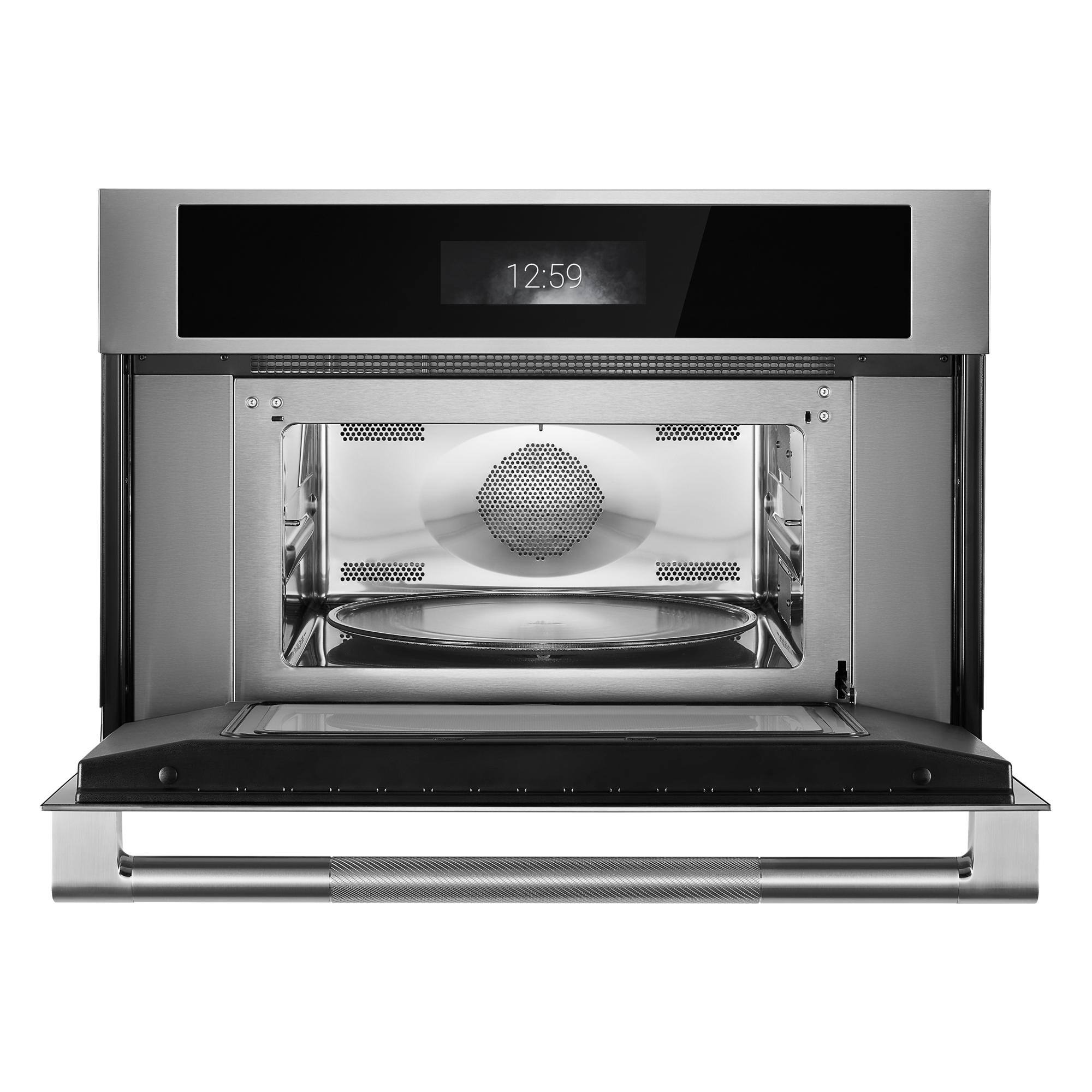 Alt View 2. JennAir - 1.4 Cu. Ft. Convection Built-In Microwave - Stainless Steel.