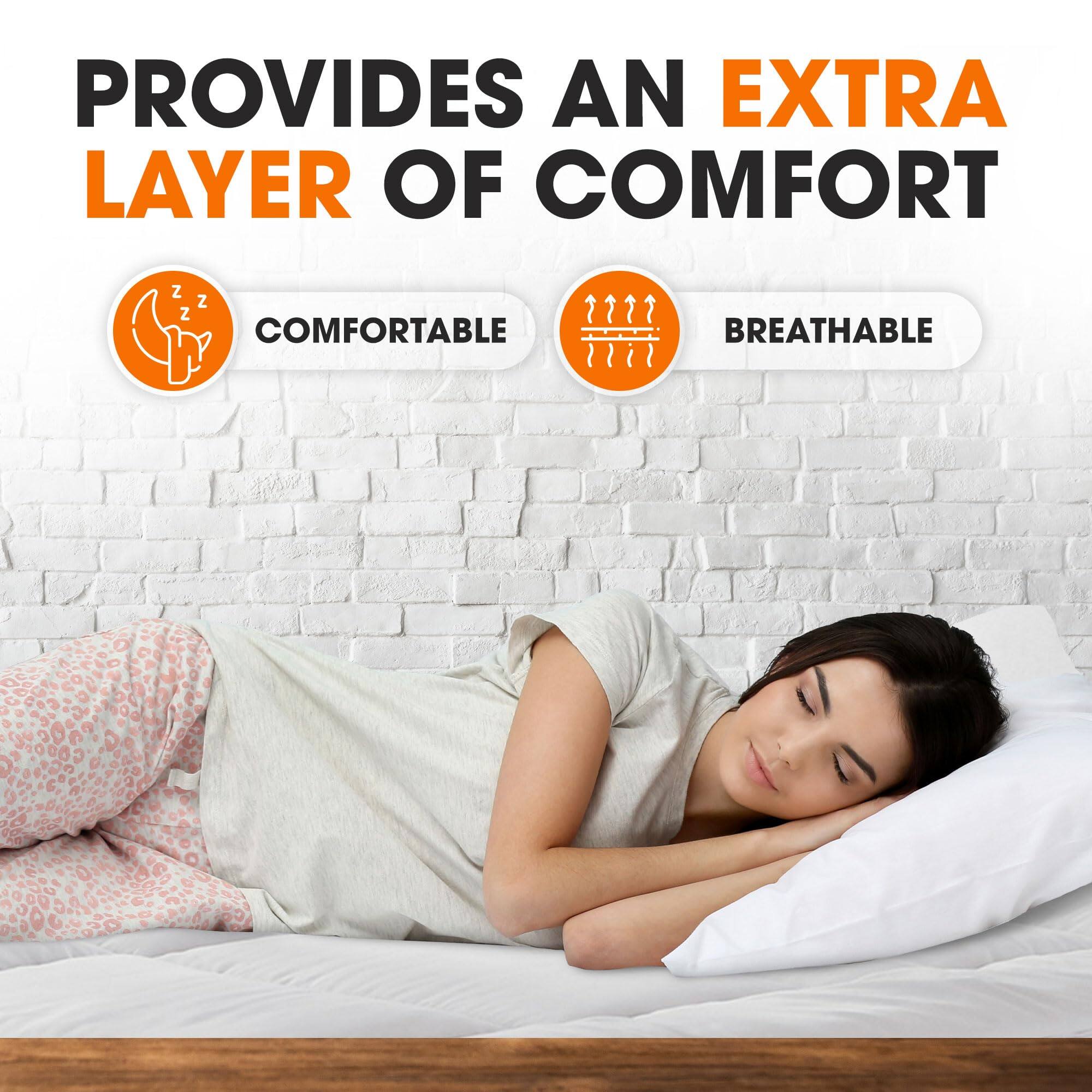 PROVIDES AN EXTRA LAYER OF COMFORT

COMFORTABLE

BREATHABLE