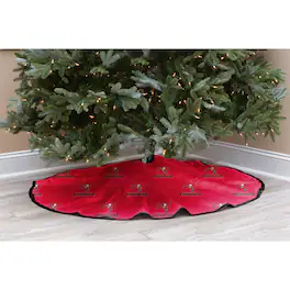 Pegasus - Tampa Bay Buccaneers Micro Plush Christmas Tree Skirt - Red