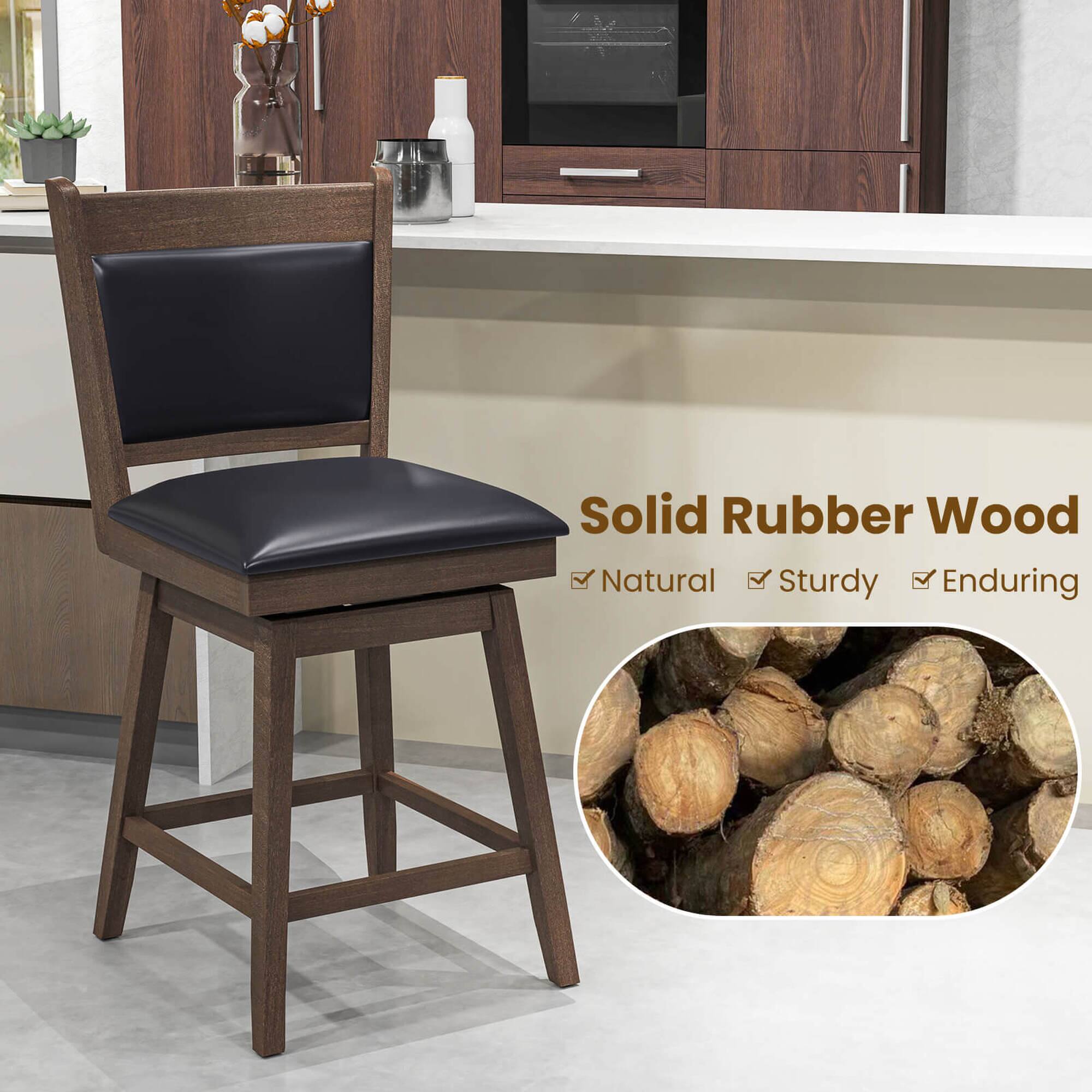 Solid Rubber Wood: Natural, Sturdy, Enduring