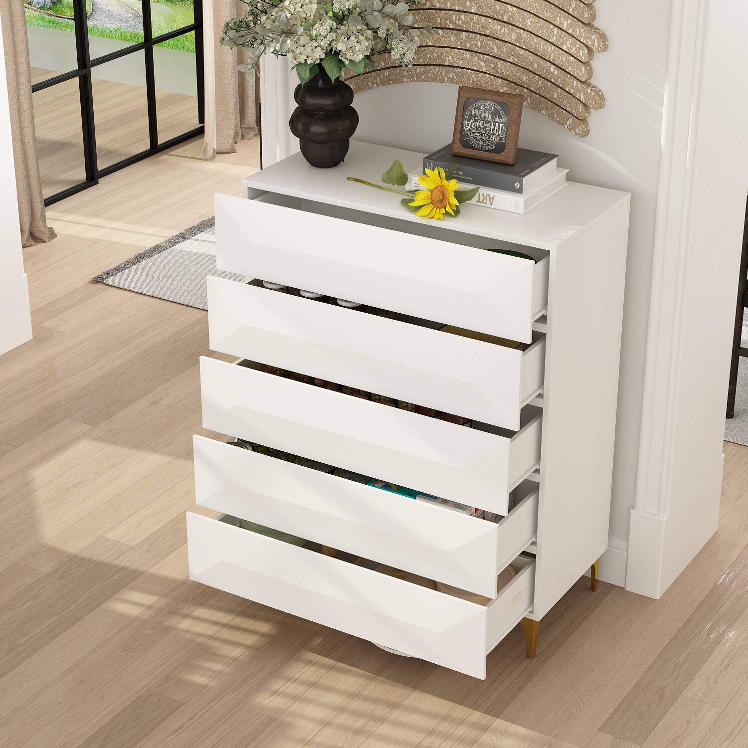 The text on the image is "LOVE EAT ART".