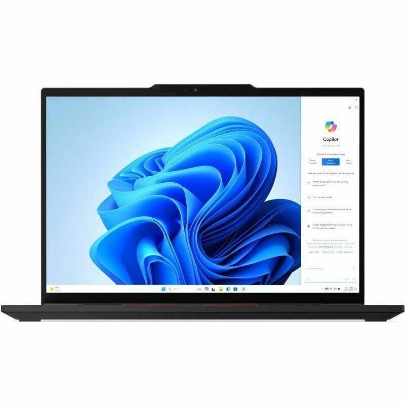 Alt View 4. Lenovo - Lenovo ThinkPad T14s Gen 5 21LS0057US 14" Touchscreen Notebook - WUXGA - Intel Core Ultra 7 155U - 32 GB - 512 GB SSD - - Black.