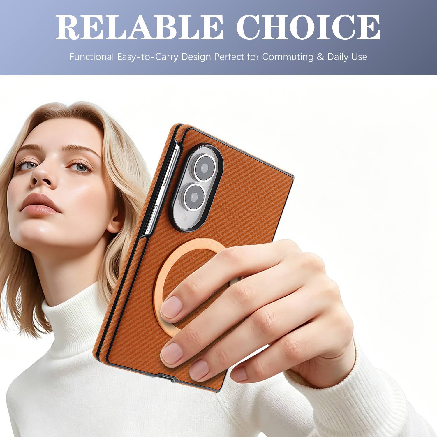 RELIABLE CHOICE  
Functional Easy-to-Carry Design Perfect for Commuting & Daily Use