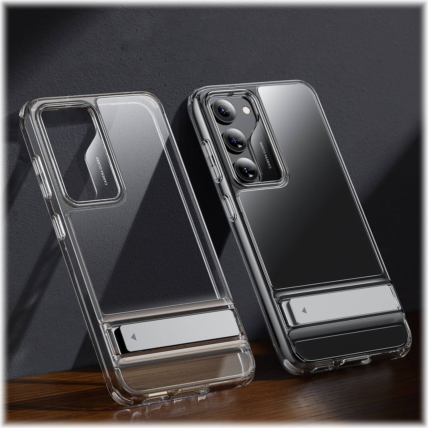 Alt View 13. SaharaCase - AirShield Boost Kickstand Series Case for Samsung Galaxy S23 - Clear.