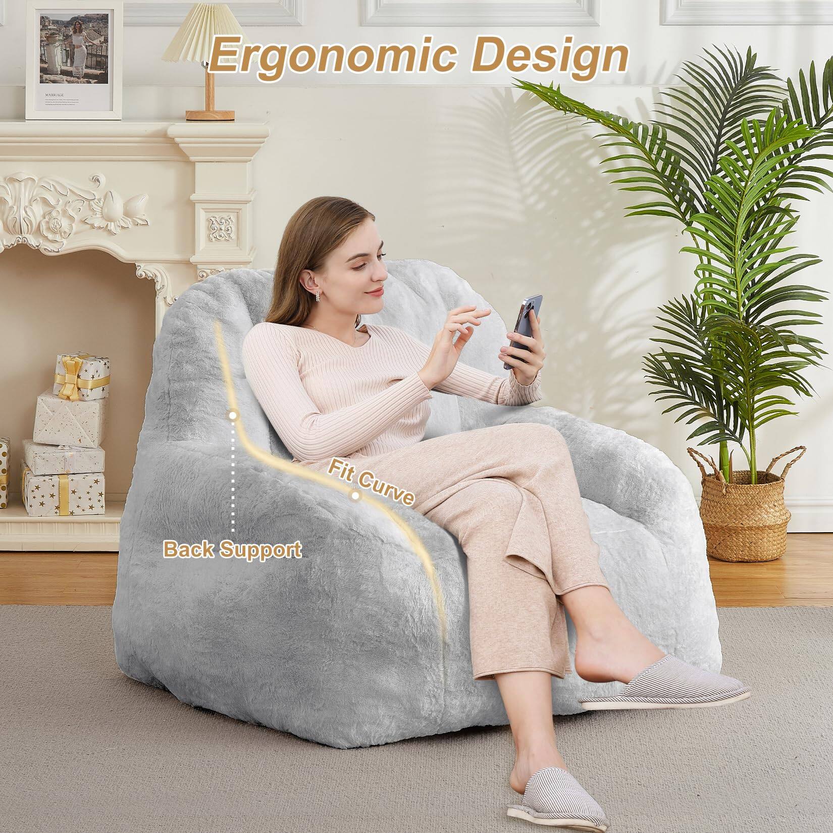 Ergonomic Design

- Back Support
- Fit Curve