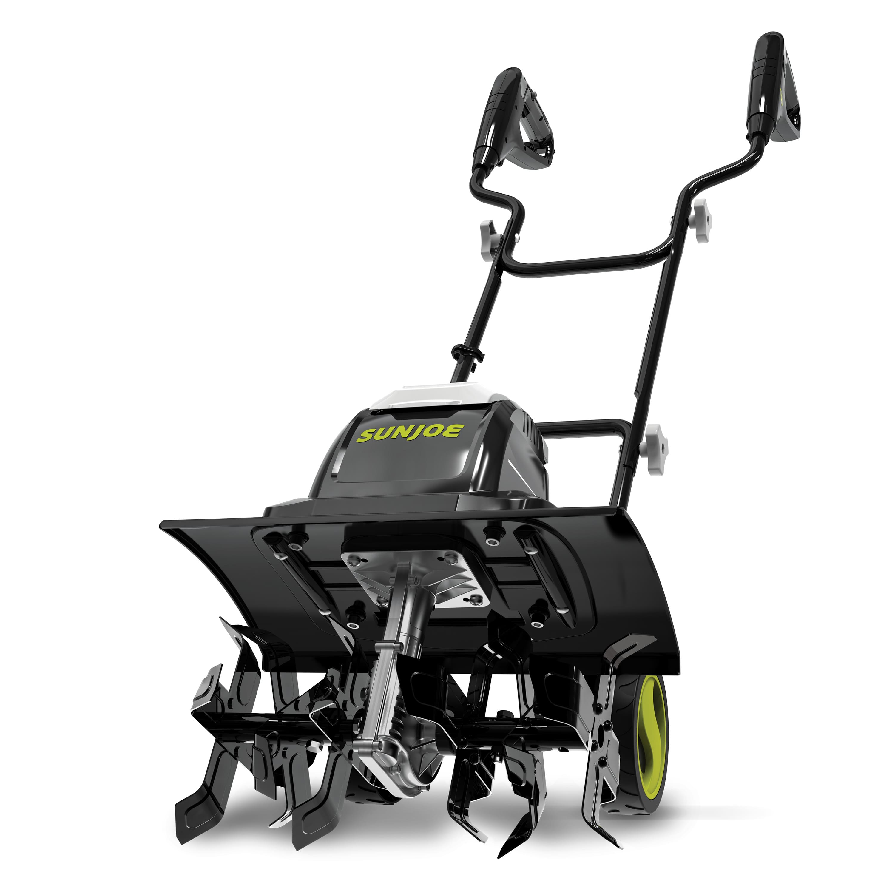 Sun Joe - Electric Garden Tiller Cultivator, Steel Tines, 15 Amp, 15.7", TJ605E - Black