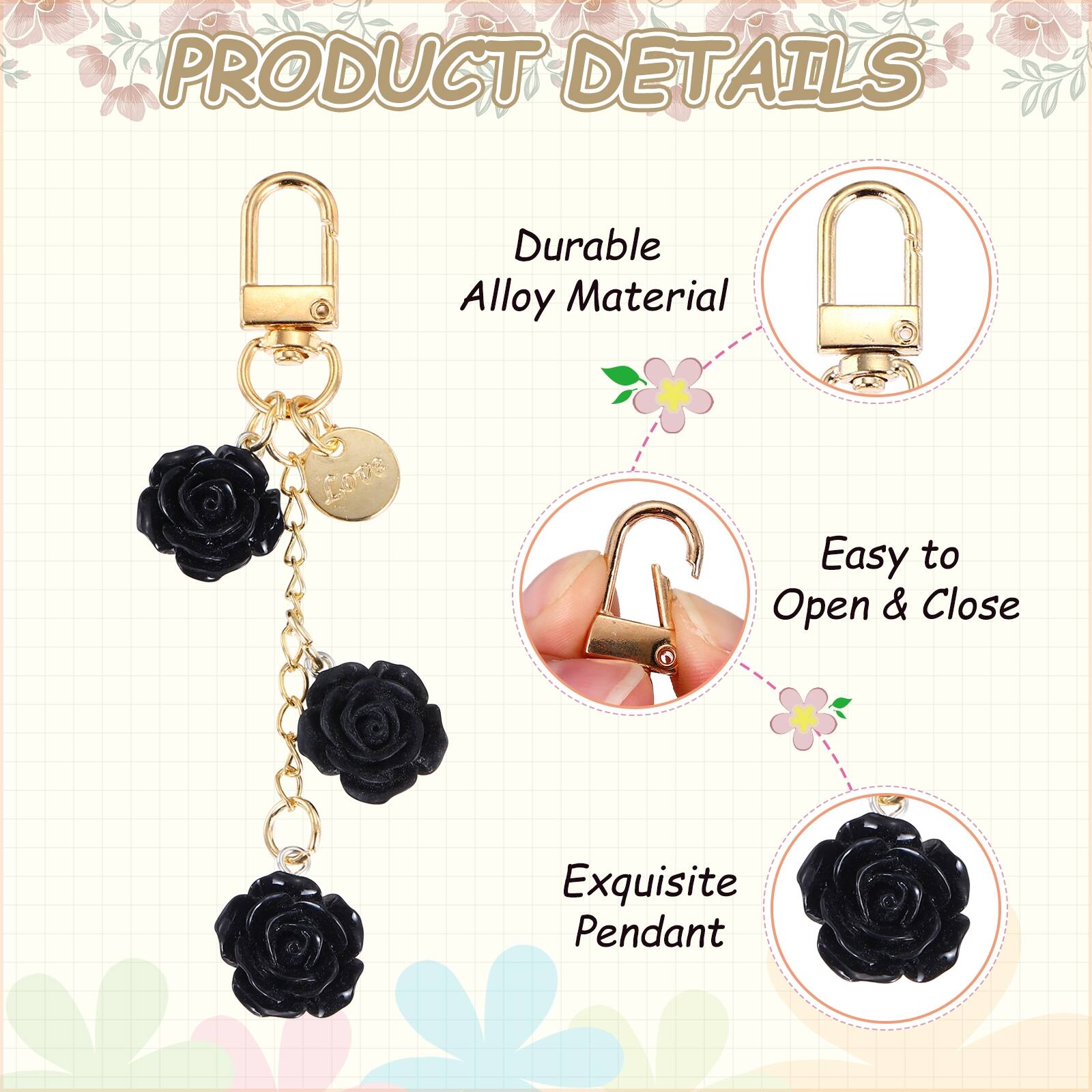 PRODUCT DETAILS

- Durable Alloy Material
- Easy to Open & Close
- Exquisite Pendant