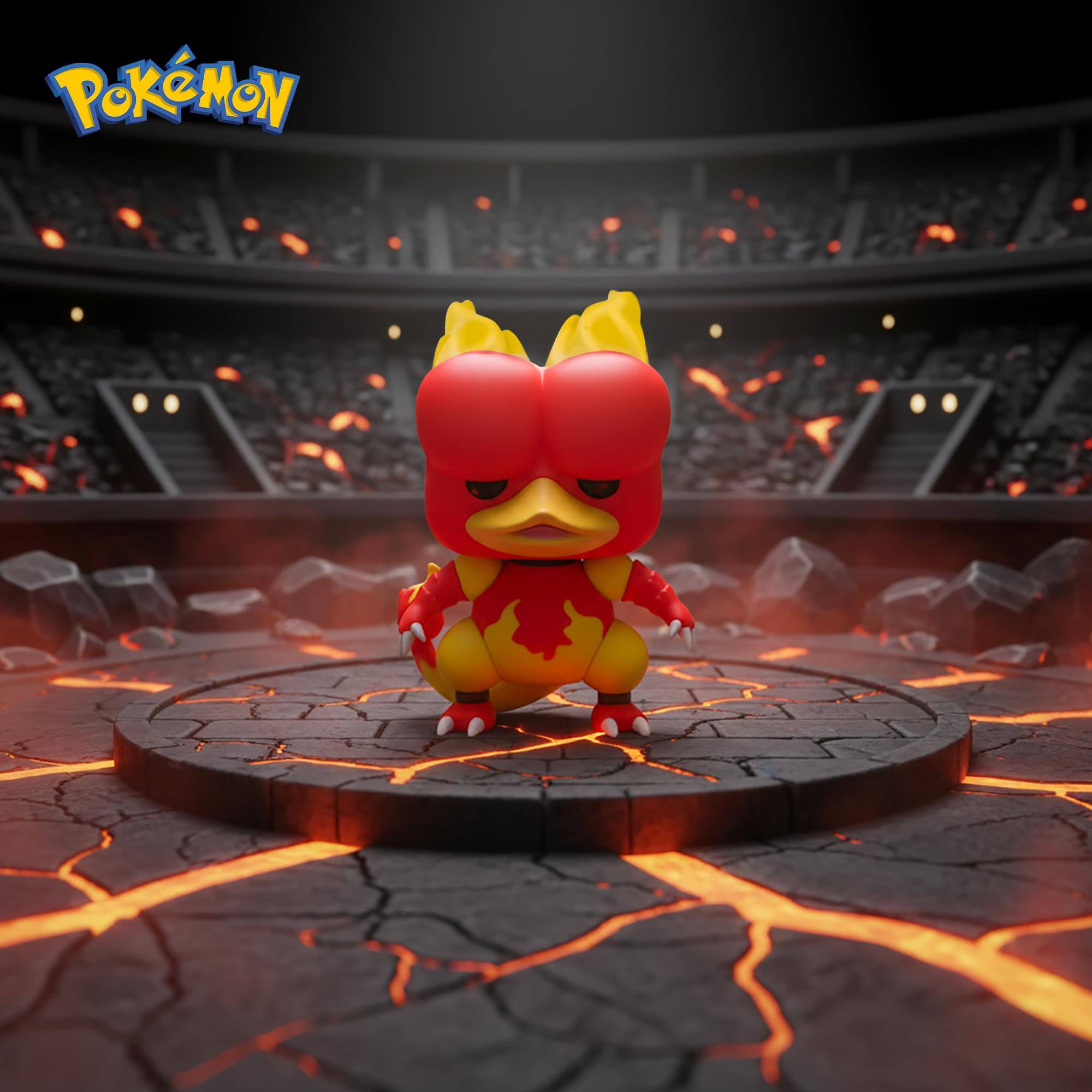 Alt View 3. Funko - Funko POP! Games: Pokemon - Magmar   - COLLECTIBLES - Multicolor.