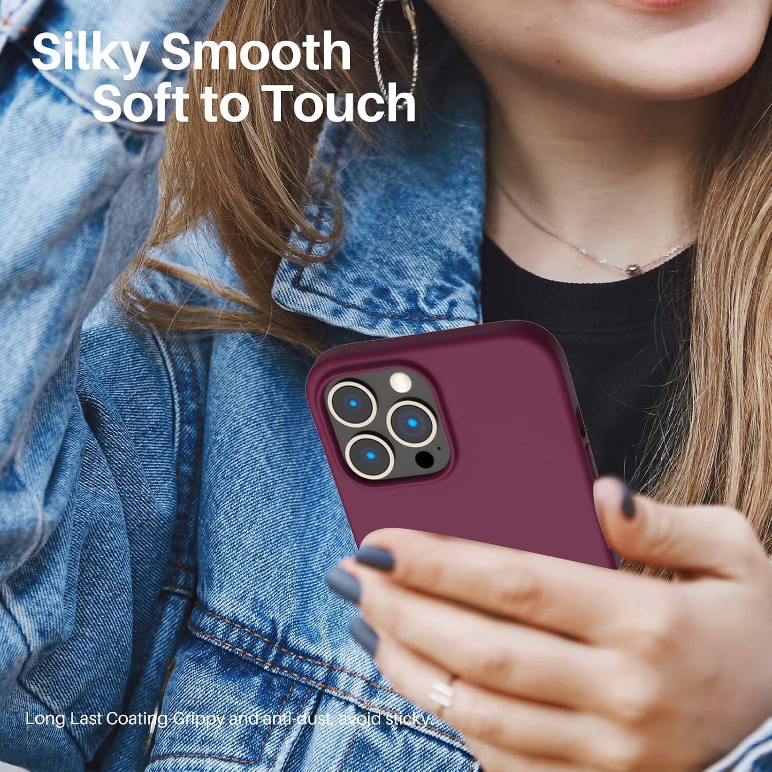 Silky Smooth Soft to Touch, Long Last Coating, Grippy and anti-dust, avoid sticky