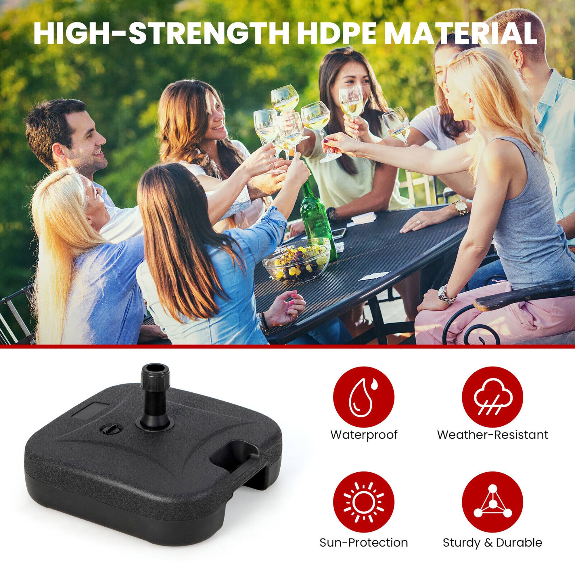 HIGH-STRENGTH HDPE MATERIAL

Waterproof  
Weather-Resistant  
Sun-Protection  
Sturdy & Durable