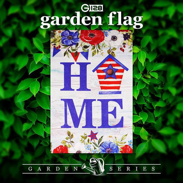 G 128 garden flag  
H ME  
GARDEN SERIES