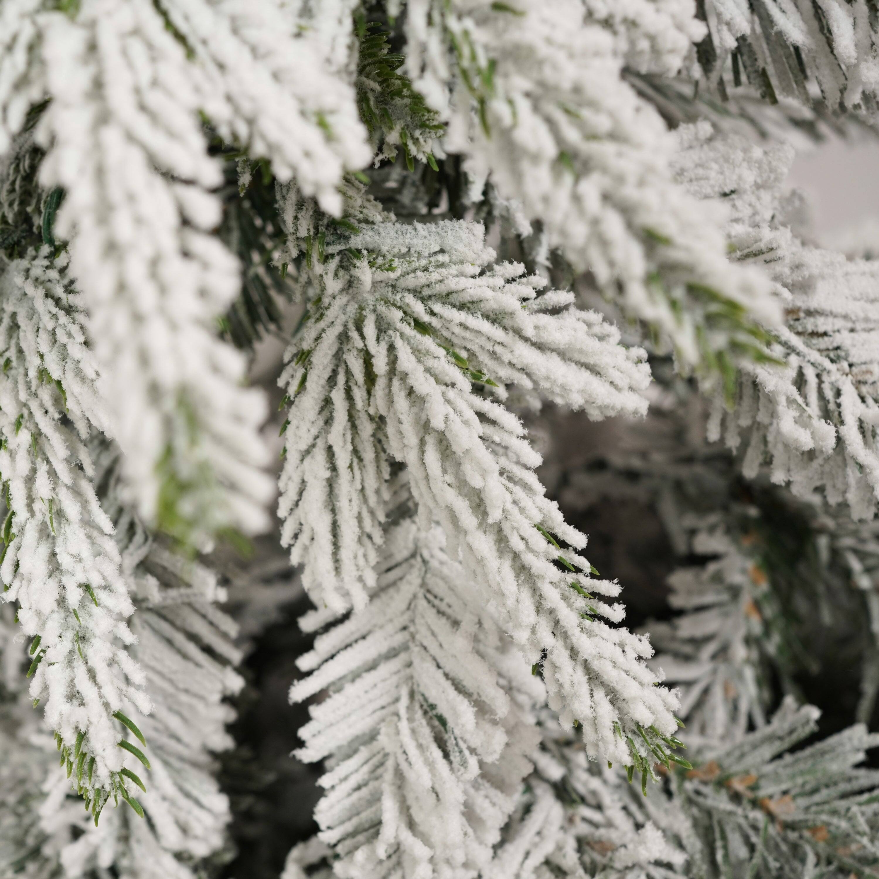 Alt View 7. Hivvago - Pre-lit Christmas Artificial Tree 4-Piece Set - Green.