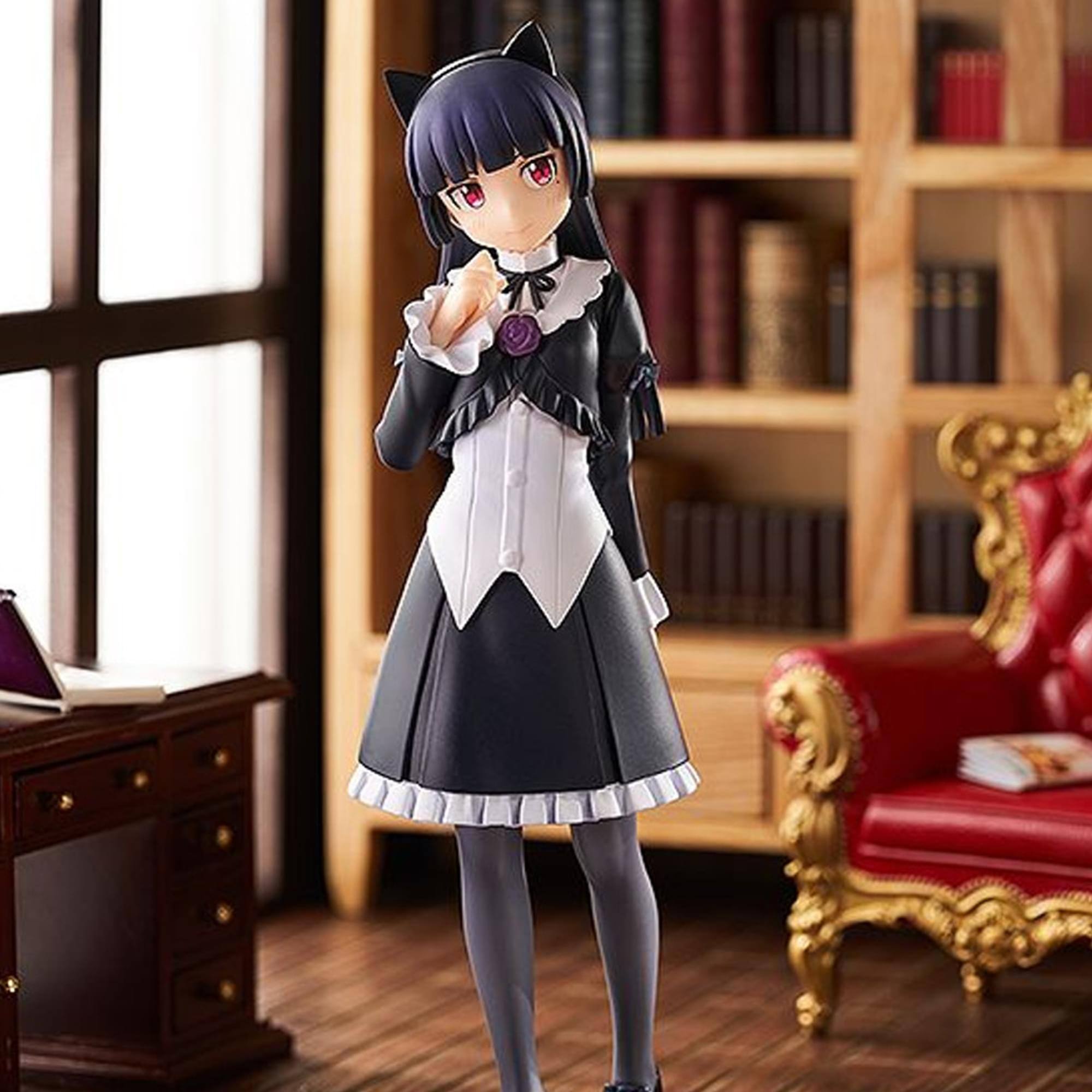 Alt View 4. Good Smile Company - Oreimo Pop Up Parade PVC Figure | Kuroneko - Black.