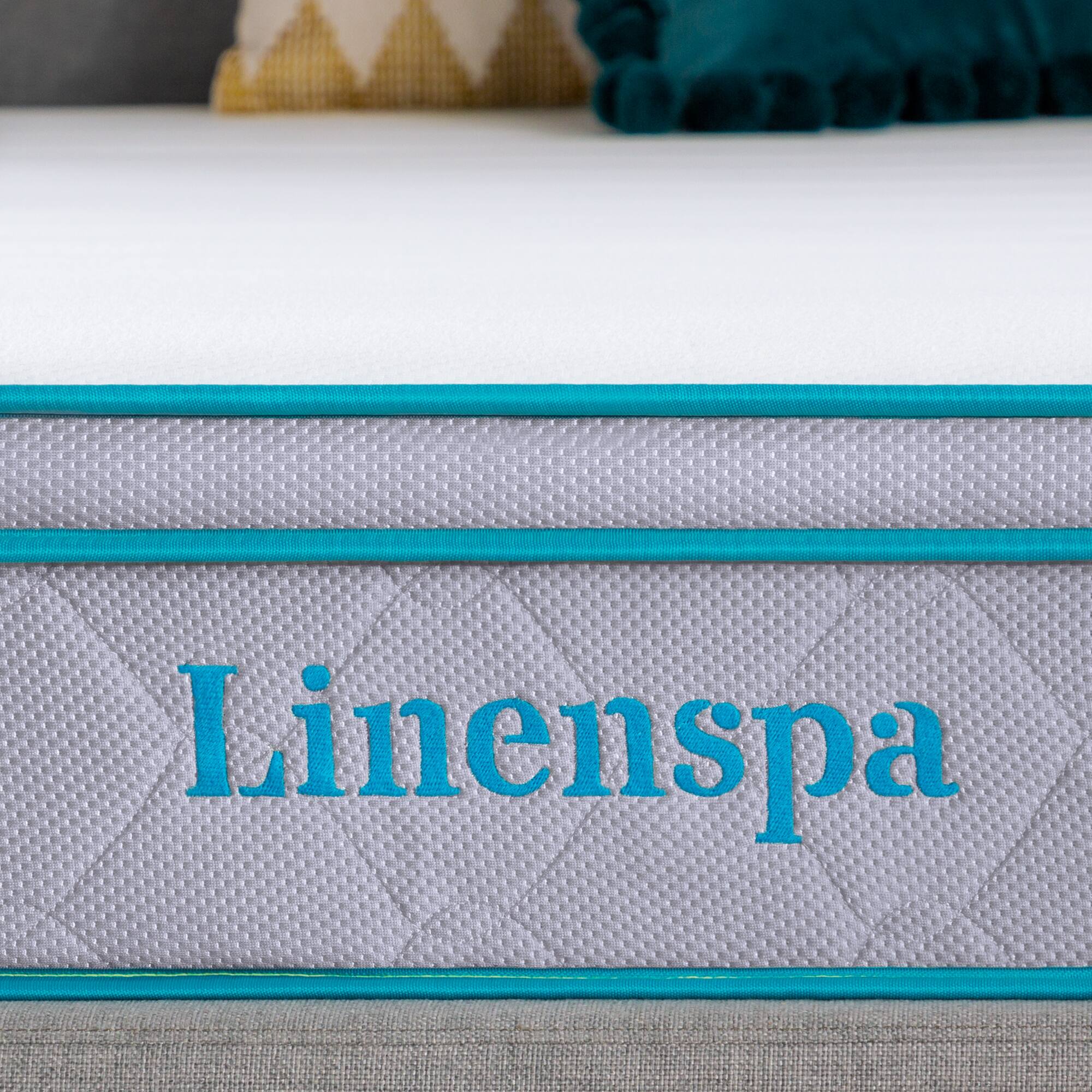 Alt View 11. Linenspa Essentials - 8-inch Hybrid Bonnell Mattress - Full - White.