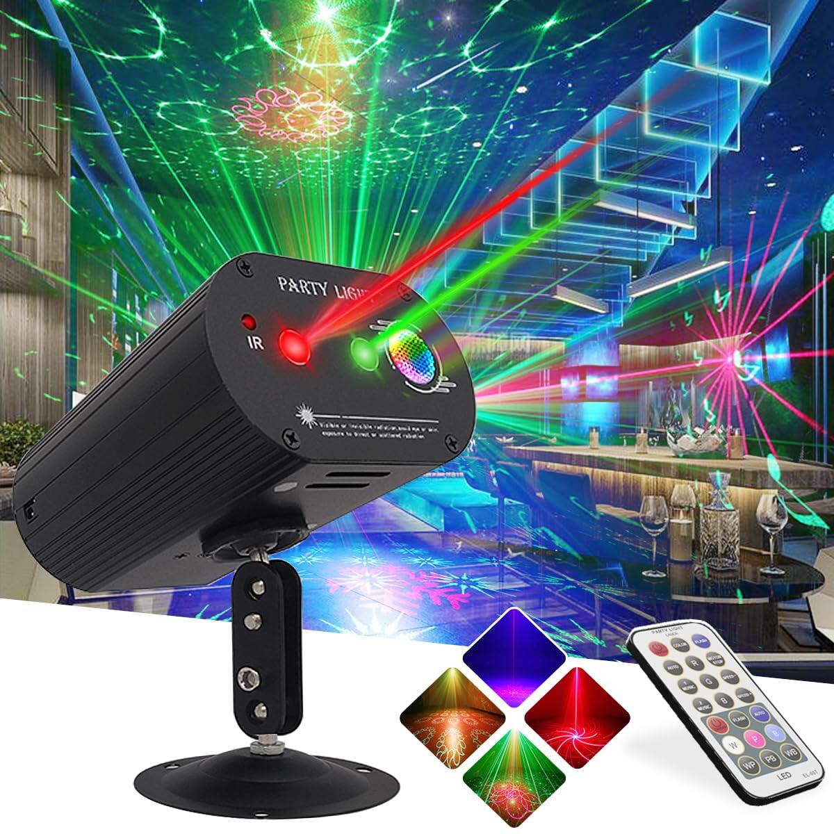 PARTY LIGHT
IR
LED
RGB
VIB
PST
NP
T
1
2
3
4
5
&
-