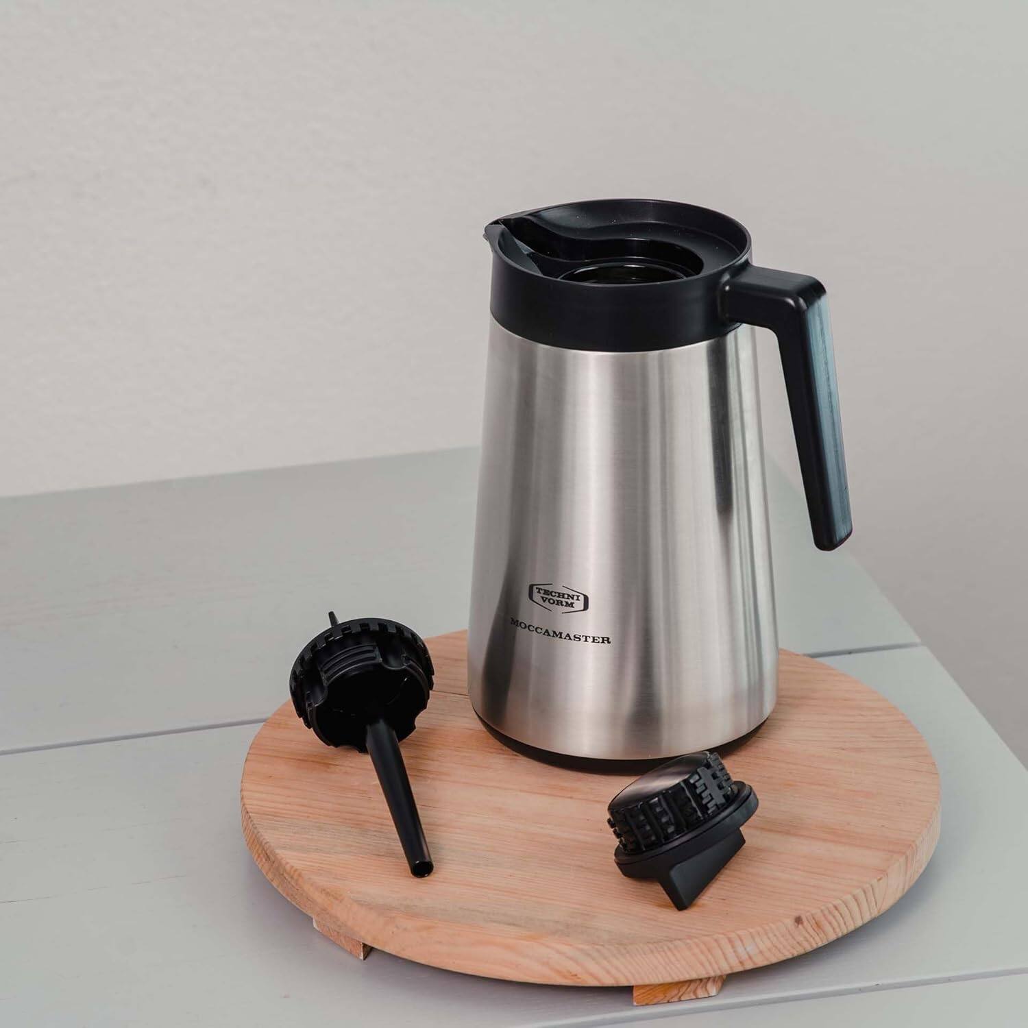 The text on the image reads: "TECHNO YORK MOCCAMASTER"
