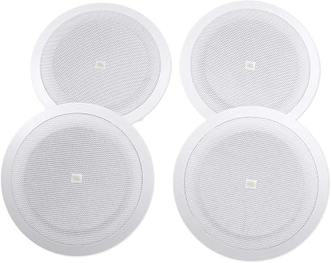 JBL - 8128 | Full-range In-Ceiling Loudspeaker (4 speakers) - White