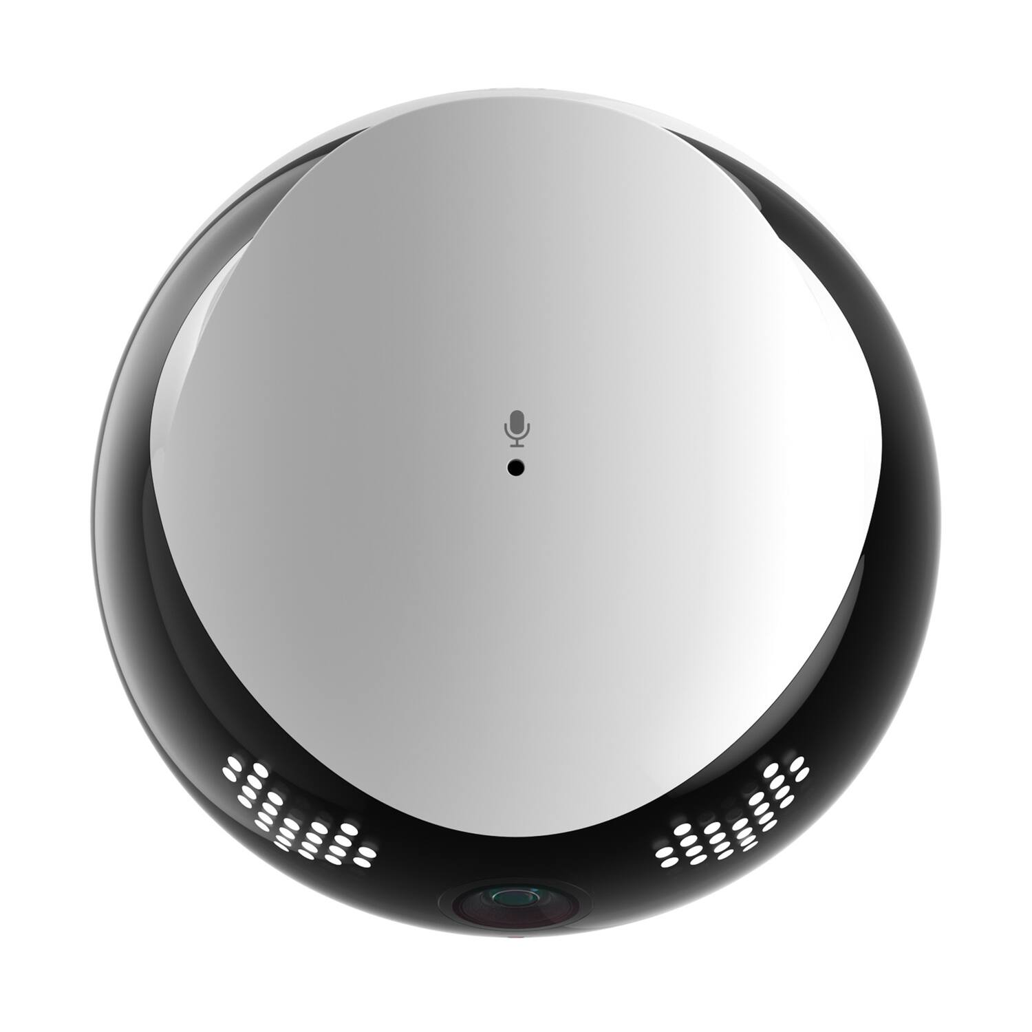 Alt View 7. Enabot - EBO Air 2 Whole-Home Mobile Robot 2K Ultra HD Camera, Remote Monitoring and Control - Dove White.