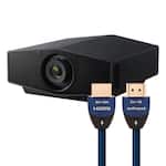 Sony - VPL-XW5000ES 4K HDR Laser Home Theater Projector with AudioQuest SKY 3m HDMI Cable - Black