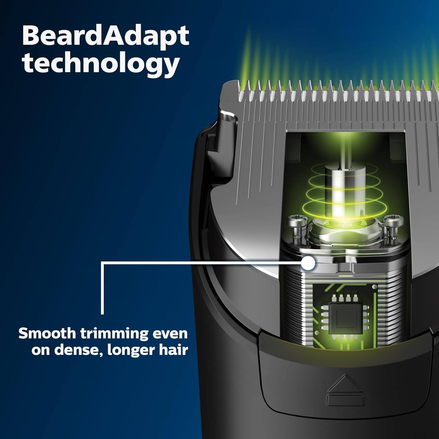 BeardAdapt technology

Smooth trimming even on dense, longer hair