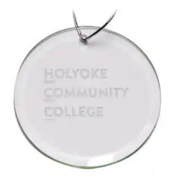 Jardine - Holyoke Community College 3'' Round Glass Ornament - Multicolor