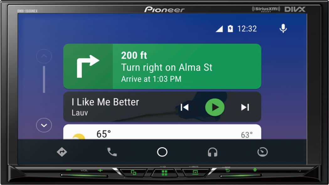 Alt View 11. Pioneer - 7" Android Auto and Apple CarPlay Bluetooth Digital Media (DM) Receiver - Black.