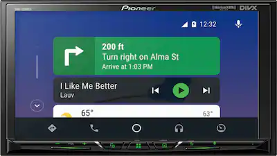 Pioneer - 7" Android Auto™ and Apple CarPlay® Bluetooth® Digital Media (DM) Receiver - Black