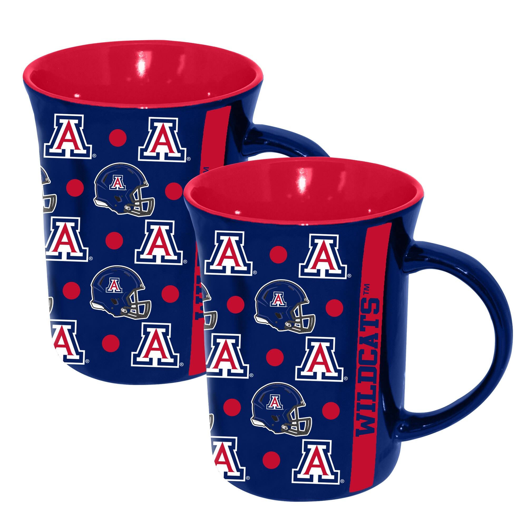 The Memory Company - Arizona Wildcats 2-Pack 15oz. Line Up Ceramic Mugs - Multicolor price history on PriceWatchPro