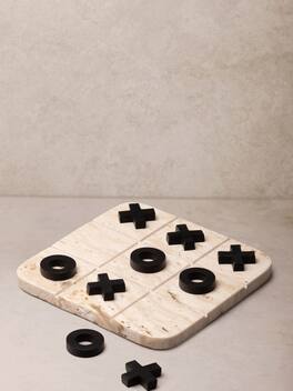GAURI KOHLI - Monty Tic Tac Toe - Shades of beige