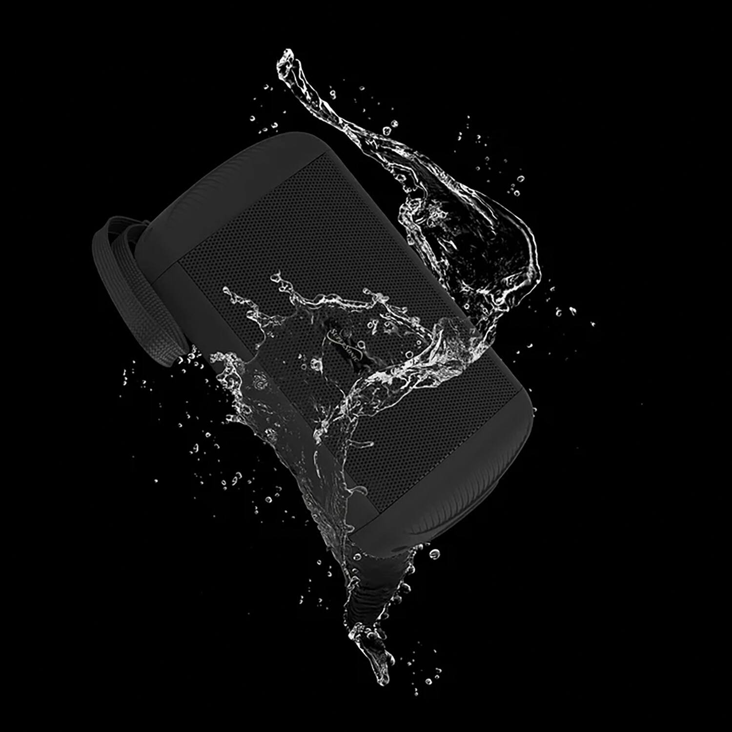 Angle. Supersonic - Supersonic Sc-1450ipx-black Bluetooth 5-watt-continuous-power Water-resistant Portable Speaker (black) - Black.