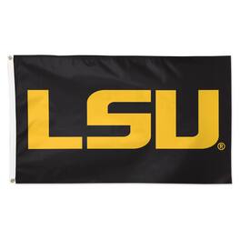 WinCraft - LSU Tigers 3' x 5' Single-Sided Vibrant Deluxe Flag - Black