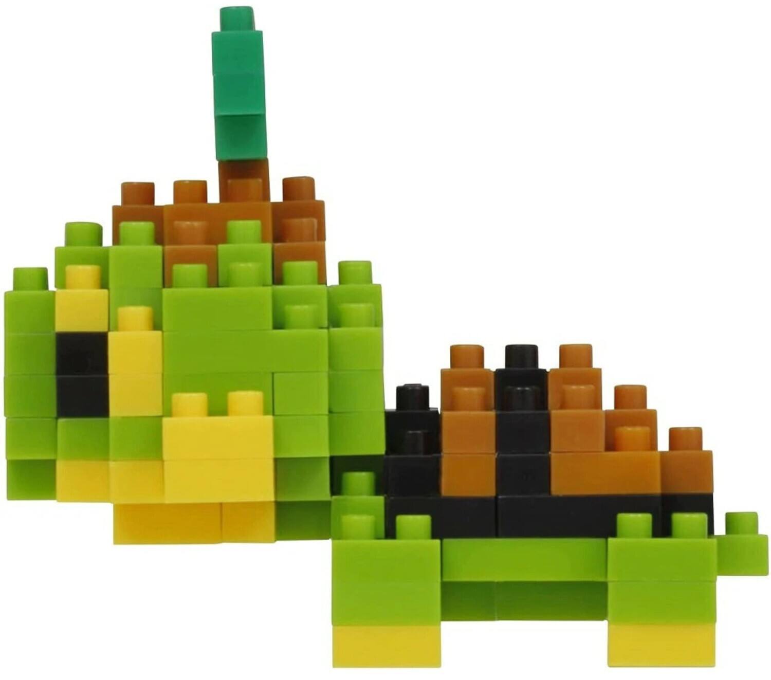 Alt View 1. PopMarket - Nanoblock - Pokemon Series - Turtwig Building Kit   - COLLECTIBLES - Multicolor.