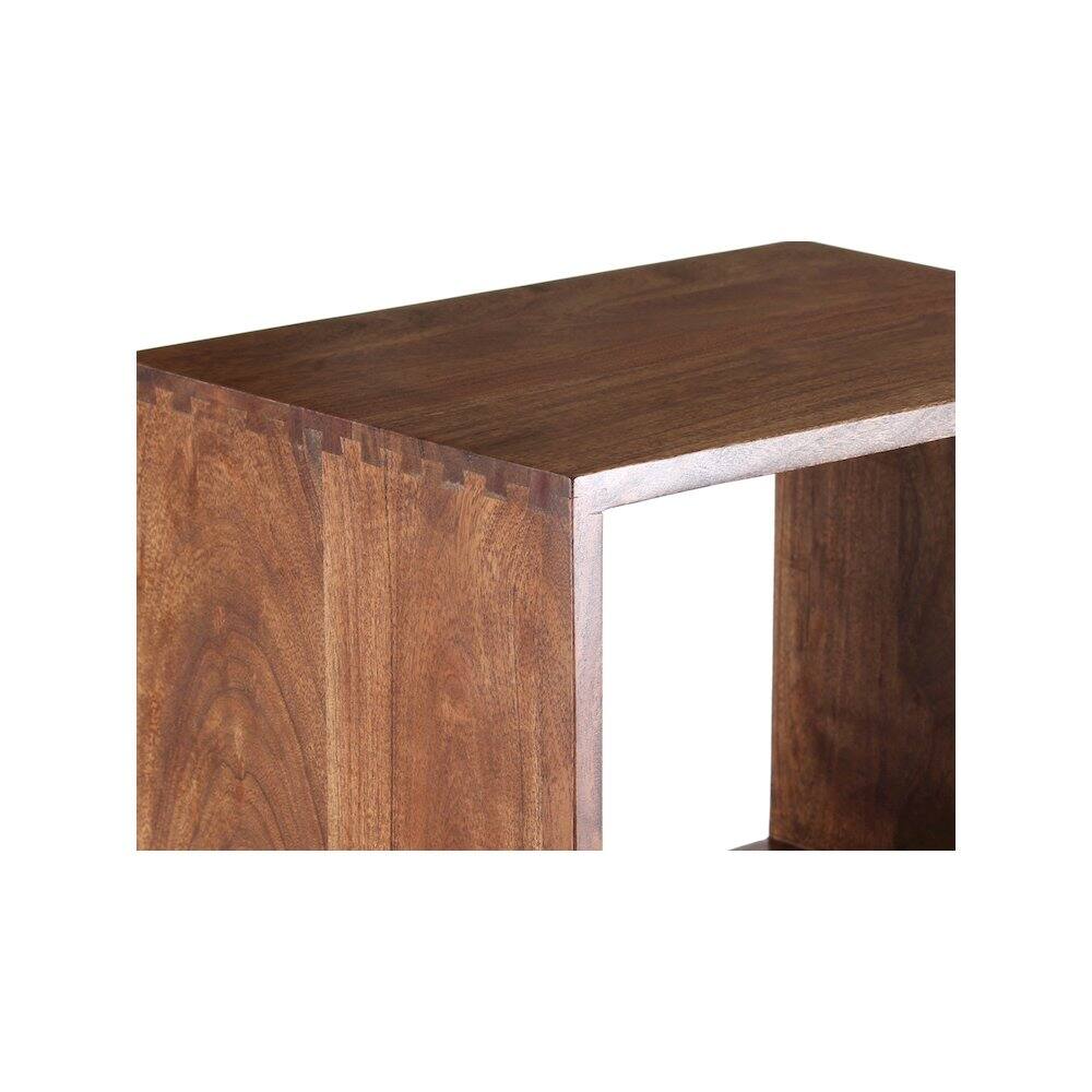 Alt View 3. Porter Designs - Portola Solid Acacia Wood Bookcase - Brown.