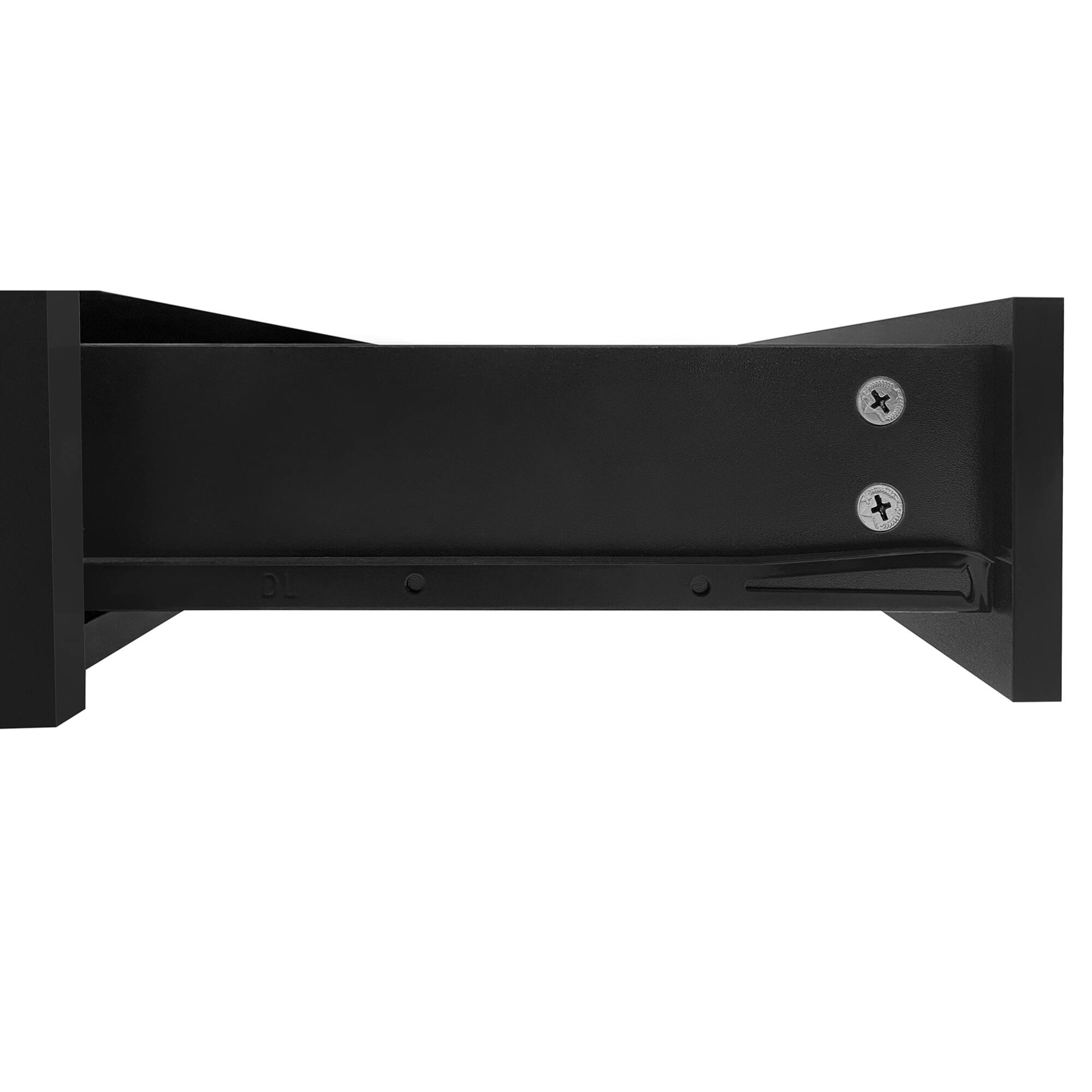 Alt View 10. GOODSILO - Modern High Gloss Square Coffee Table with Four Drawers and Wood Grain Legs for Living Room - Black.