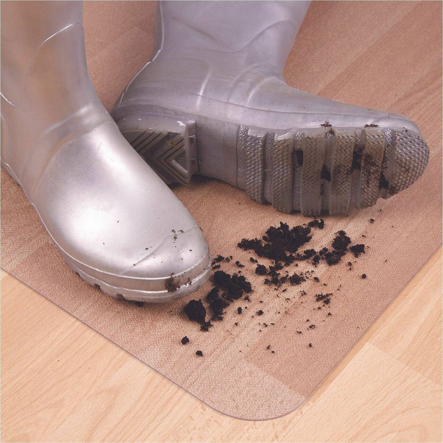 Alt View 18. Floortex - Homemat Multi-Purpose Floor Protector 30'' x 48'' - Clear.