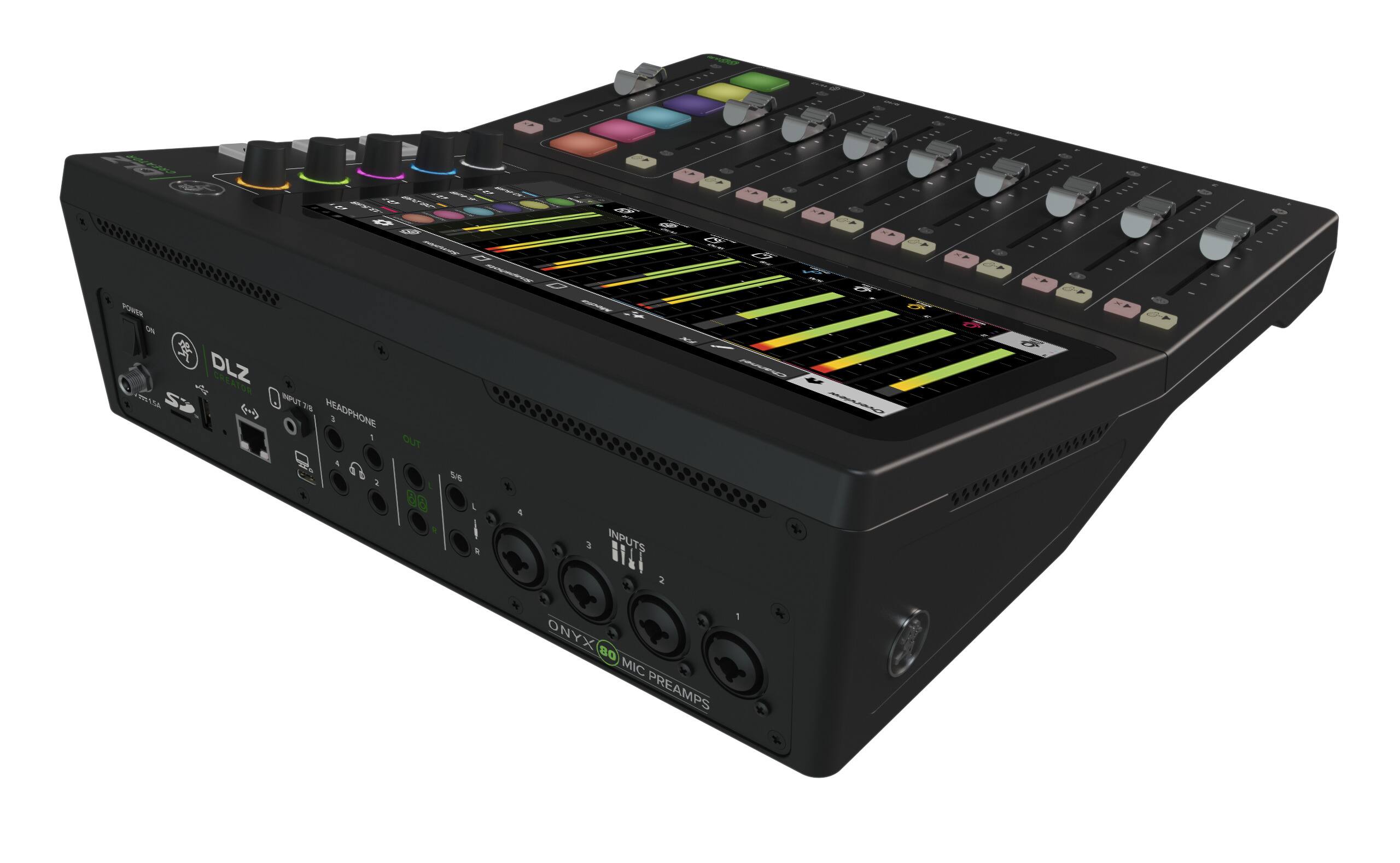Alt View 13. Mackie - DLZ Creator Digital Mixer - Black.