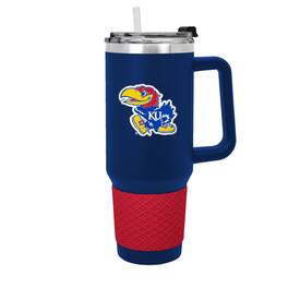 Great American Products - Kansas Jayhawks 40oz. Colossus Travel Mug - Multicolor