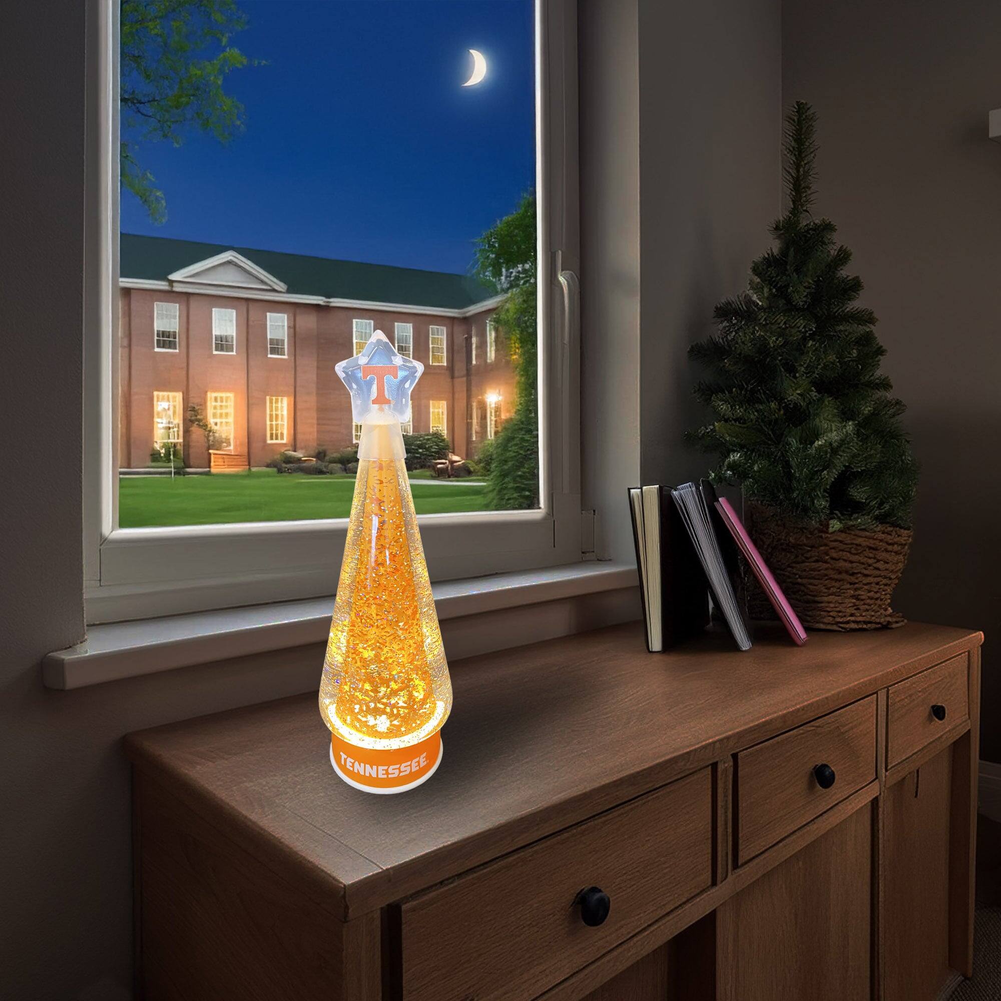 Alt View 2. Santa's Workshop - Tennessee Volunteers 12" Tree Globe - Orange.